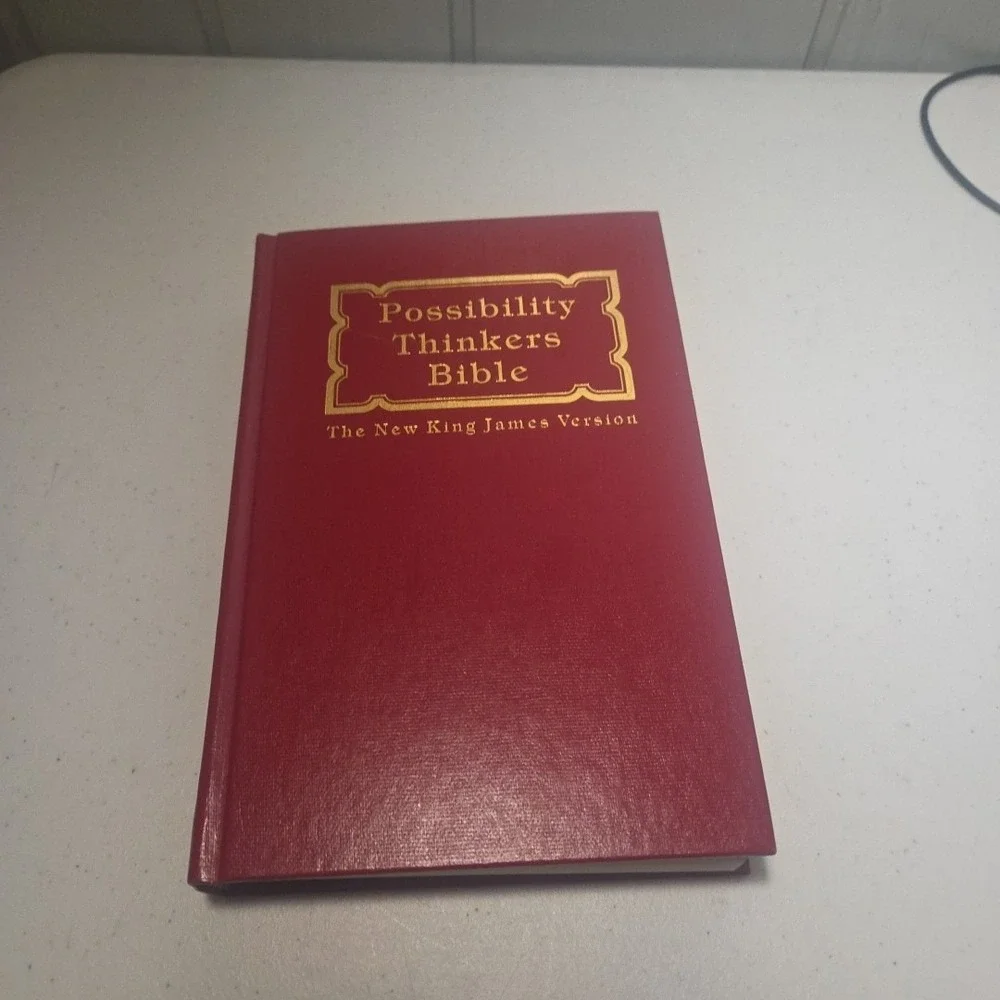 Holy Bible Possibility Thinkers Edition NKJV Thomas Nelson Red Hardcover 1984